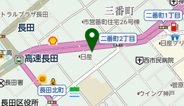 セブンイレブン 神戸二番町店の地図画像