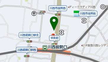 セブンイレブン 川西能勢口駅前店の地図画像