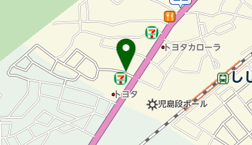 セブンイレブン 古賀日吉3丁目南店の地図画像