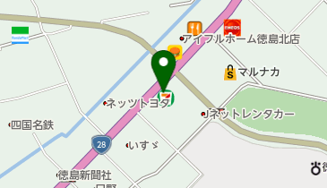 セブンイレブン 松茂笹木野店の地図画像