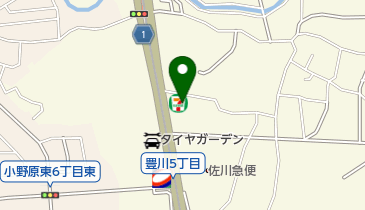 セブンイレブン 茨木豊川5丁目店の地図画像
