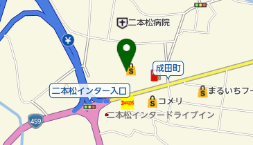 セブン銀行 ヨークベニマル 二本松インター店 共同出張所の地図画像