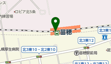 セブンイレブン 北海道ST苗穂店の地図画像
