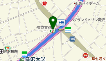 セブンイレブン 世田谷上馬4丁目店の地図画像