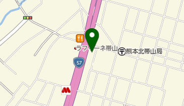 セブンイレブン 熊本帯山4丁目店の地図画像