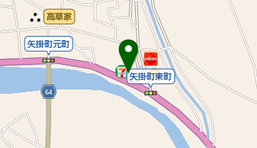 セブンイレブン 矢掛東町店の地図画像