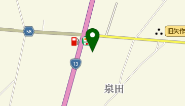 セブンイレブン 新庄泉田店の地図画像