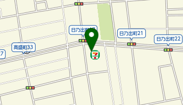 セブンイレブン 函館日の出町店の地図画像