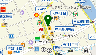 セブン銀行 ノース天神 共同出張所の地図画像