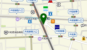 セブンイレブン 小田急マルシェ大和店の地図画像