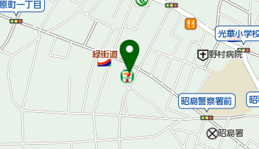 セブンイレブン 昭島上川原2丁目店の地図画像