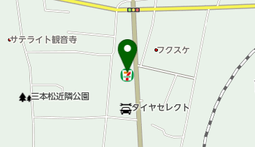 セブンイレブン 観音寺三本松町店の地図画像