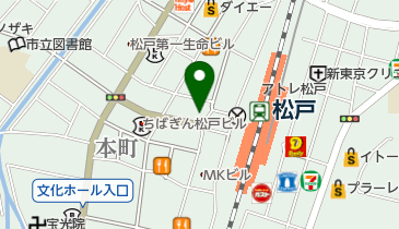 セブンイレブン 松戸駅前店の地図画像