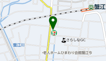 セブンイレブン 蟹江今店の地図画像
