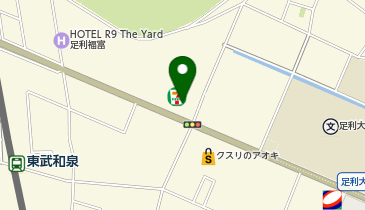 セブンイレブン 足利工大高校通り店の地図画像