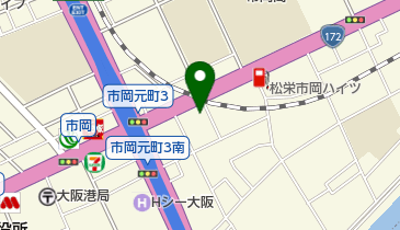 セブンイレブン 大阪南市岡3丁目店の地図画像