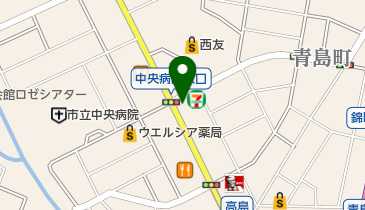 セブンイレブン 富士市青島町店の地図画像