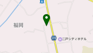 セブンイレブン 二戸福岡田町店の地図画像