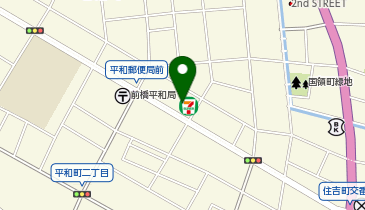 セブンイレブン 前橋昭和町1丁目店の地図画像