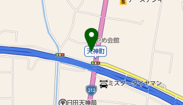 セブンイレブン 日田天神町店の地図画像