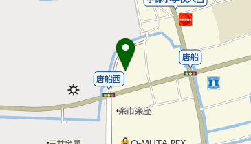 セブンイレブン 大牟田唐船西店の地図画像