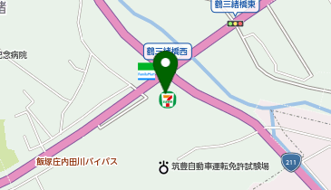 セブンイレブン 飯塚鶴三緒店の地図画像