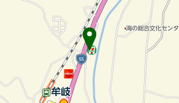 セブンイレブン 海部牟岐町店の地図画像