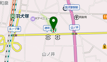 セブンイレブン 筑後山ノ井店の地図画像