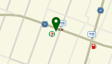 セブンイレブン 弥富西竹田店の地図画像