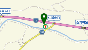 セブンイレブン 竹原西野町店の地図画像