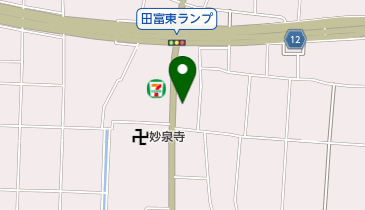 セブンイレブン 中央市布施店の地図画像