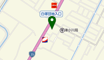 セブンイレブン 津市白塚団地入口店の地図画像