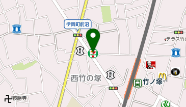 セブンイレブン 足立竹ノ塚駅西店の地図画像