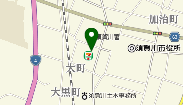 セブンイレブン 須賀川警察署前店の地図画像