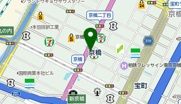 セブンイレブン 京橋駅前店の地図画像