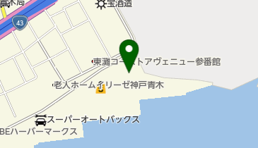 セブン銀行 サンシャインワーフ神戸 共同出張所の地図画像