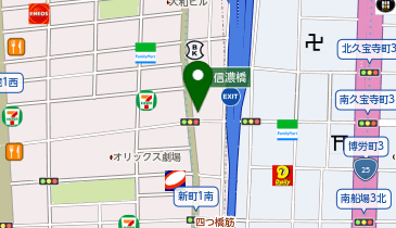 セブンイレブン 四ツ橋立売堀店の地図画像