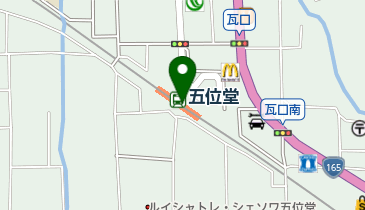 セブン銀行 近鉄電車 五位堂駅 共同出張所の地図画像