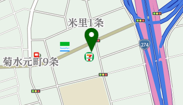 セブンイレブン 札幌インター店の地図画像