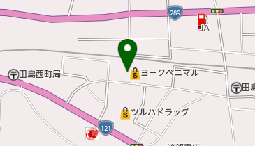 セブン銀行 ヨークベニマル 田島店 共同出張所の地図画像