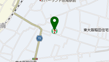 セブンイレブン 東大阪稲田新町店の地図画像