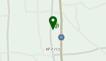 セブンイレブン 南アルプス桃園店の地図画像