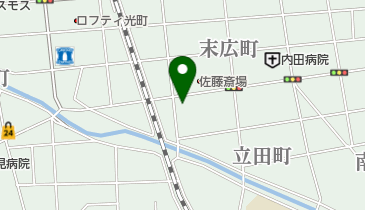 セブンイレブン 別府立田町店の地図画像