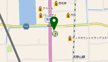 セブンイレブン 葛城南花内店の地図画像