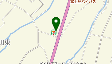 セブンイレブン 富士吉田富士見バイパス南店の地図画像