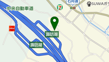 セブン銀行 中央自動車道 諏訪湖サービスエリア 上り 共同出張所の地図画像