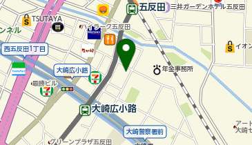 セブンイレブン 西五反田1丁目東店の地図画像