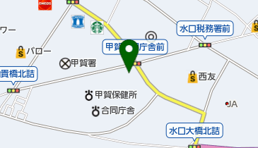 セブンイレブン 甲賀市役所前店の地図画像