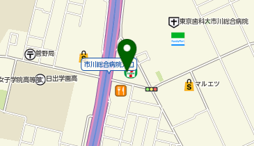 セブンイレブン 市川総合病院前店の地図画像