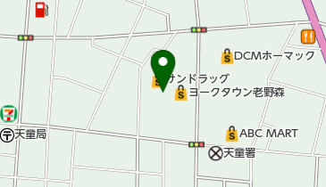 セブン銀行 ヨークベニマル 天童老野森店 共同出張所の地図画像